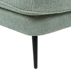 ALLIER - Chaise longue - Groen - Rechterzijde - Bouclé