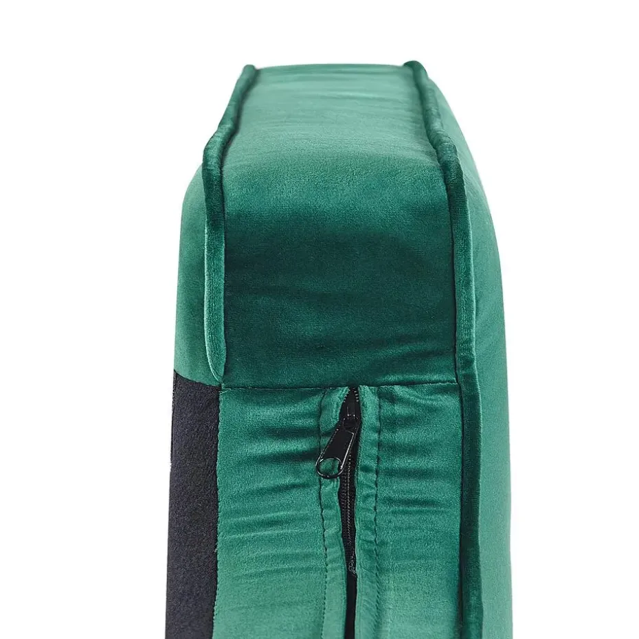 ALLIER - Chaise longue - Groen - Rechterzijde - Fluweel