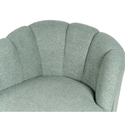 ALLIER - Chaise longue - Groen - Linkerzijde - Bouclé