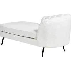 ALLIER - Chaise longue - Off-white - Rechterzijde - Bouclé