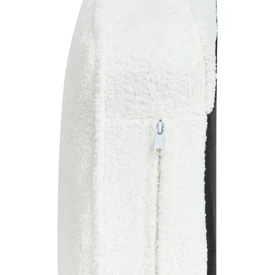 ALLIER - Chaise longue - Off-white - Rechterzijde - Bouclé