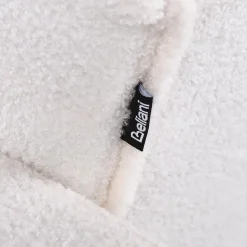 ALNES - Chaise longue - Wit - Polyester