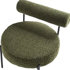 ALPHA - Fauteuil - Groen - Bouclé