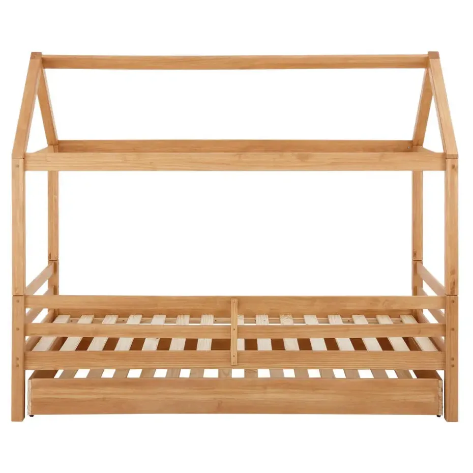 Alpi2 - Onderschuifbed 90x200 cm voor kinderen grenen