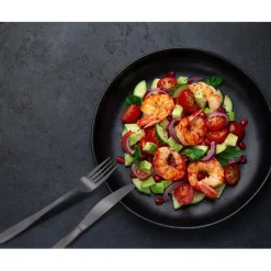 Alpina Bestek - 16-delig - 4 personen - mat zwart - RVS