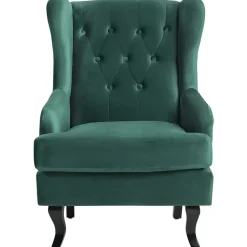 ALTA - Chesterfield fauteuil - Groen - Fluweel