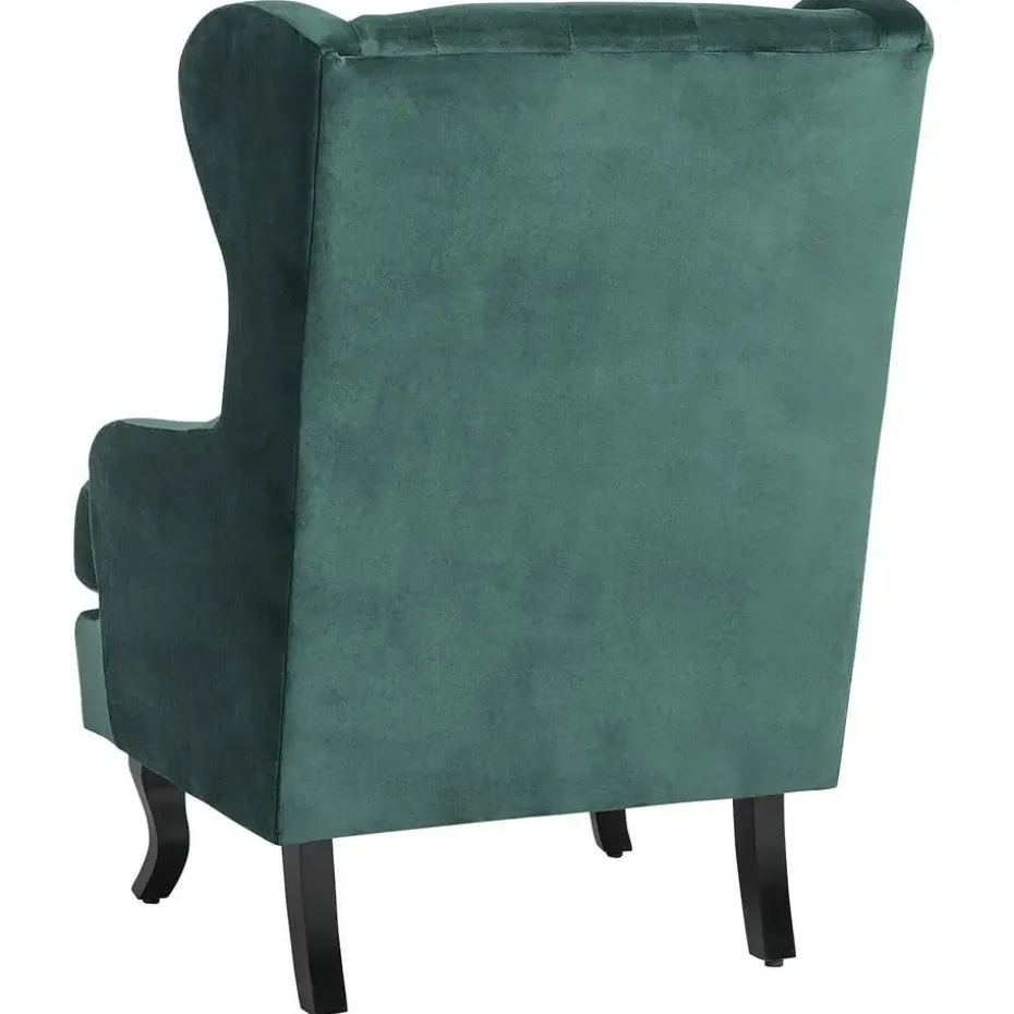 ALTA - Chesterfield fauteuil - Groen - Fluweel