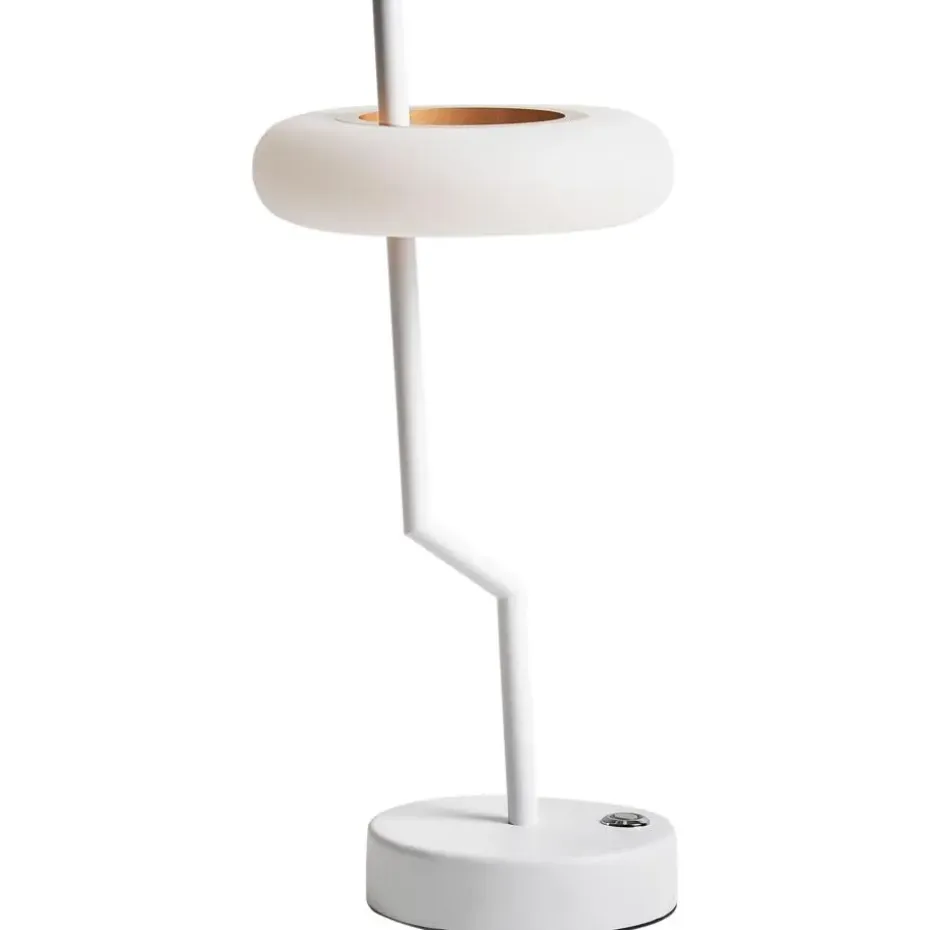 ALVIELA - Tafellamp - Wit - Aluminium/IJzer