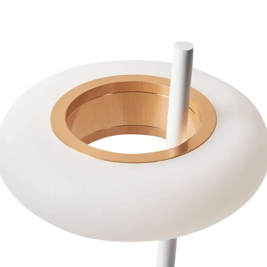 ALVIELA - Tafellamp - Wit - Aluminium/IJzer