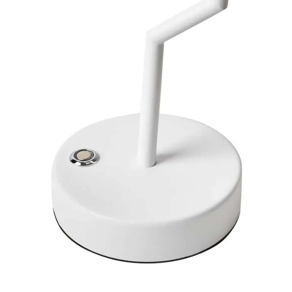 ALVIELA - Tafellamp - Wit - Aluminium/IJzer