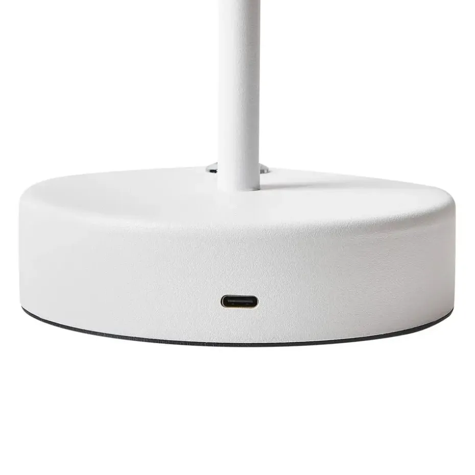 ALVIELA - Tafellamp - Wit - Aluminium/IJzer