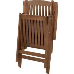 AMANTEA - Bistroset - Donkerhout/Grijs - Acaciahout