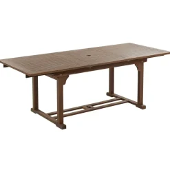 AMANTEA - Tuinset voor 6 - Donkere houtkleur/Grijs - Acaciahout