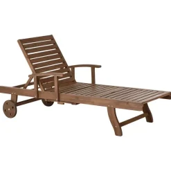 AMANTEA PREMIUM II - Tuinligstoel - Grijs - Acaciahout