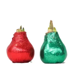 Amaryllis - Hippeastrum 'Glitter Duo' - Rood en groen