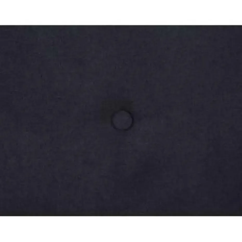 AMBASSADOR - Tweepersoonsbed - Zwart - 140 x 200 cm - Chenille