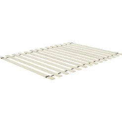 AMBASSADOR - Tweepersoonsbed - Grijs - 140 x 200 cm - Polyester