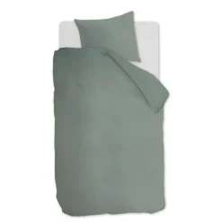 Ambiante Cotton Uni dekbedovertrek - 140x200/220 - Groen