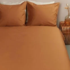 Ambiante Cotton Uni dekbedovertrek - 240x200/220 - Oranje