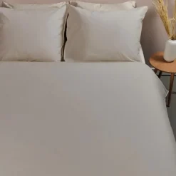 Ambiante Cotton Uni dekbedovertrek - 200x200/220 - Taupe