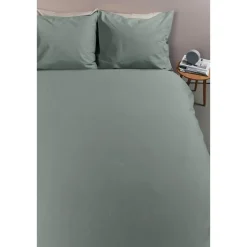 Ambiante Cotton Uni dekbedovertrek - 200x200/220 - Groen