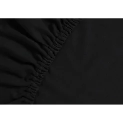 Ambiante Jersey - Hoeslaken - 180x200/210 - Zwart