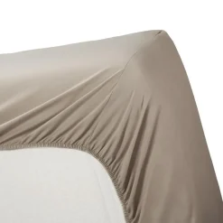 Ambiante Katoen - Hoeslaken - 120x200 - Taupe