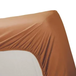 Ambiante Katoen - Hoeslaken - 180x220 - Oranje