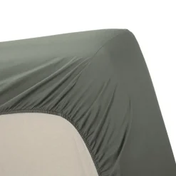 Ambiante Katoen - Hoeslaken - 200x210/220 - Groen