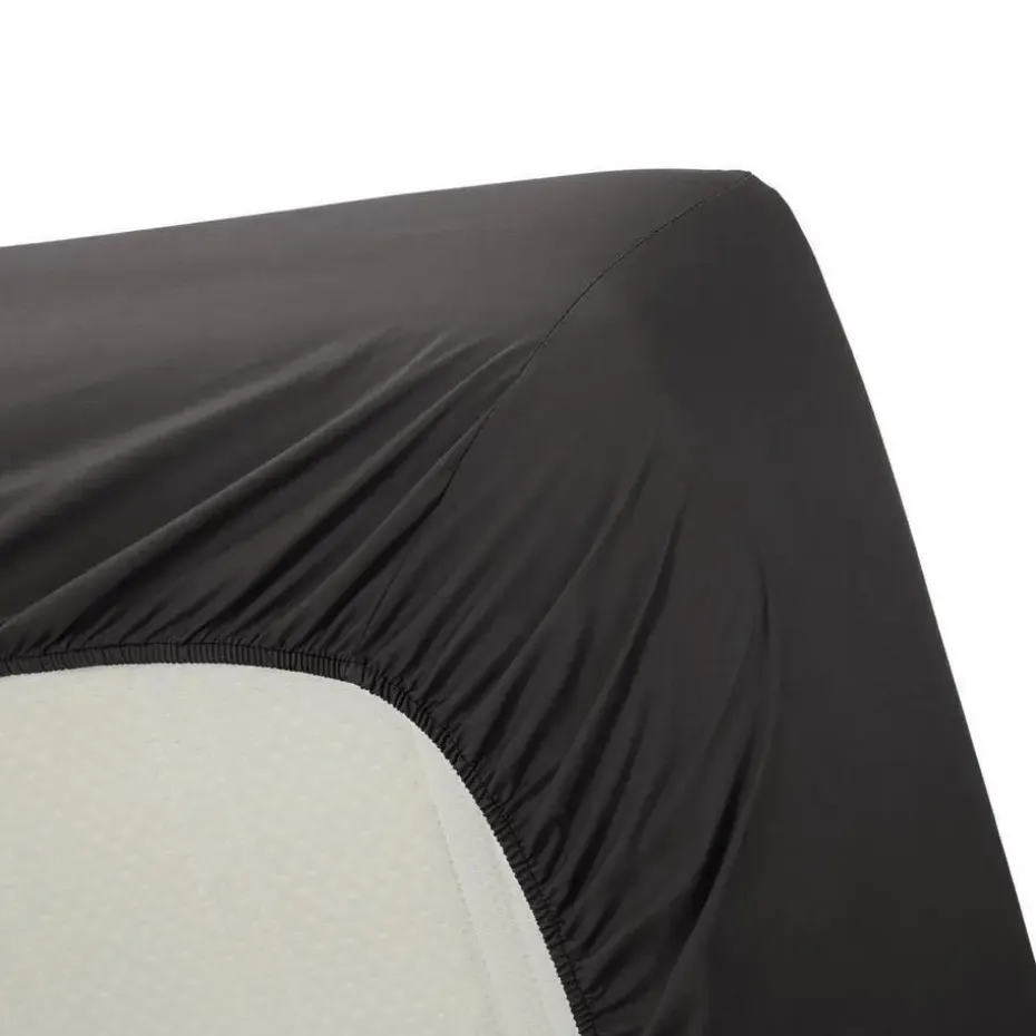 Ambiante Katoen - Splittopper Hoeslaken - 180x200 - Antraciet