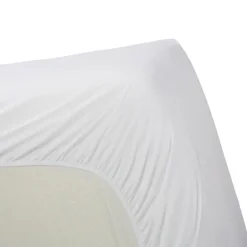 Ambiante Katoen - Topper Hoeslaken - 180x220 - Wit
