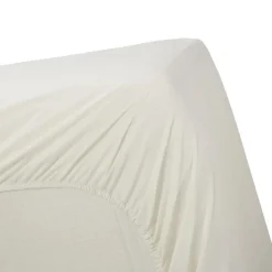 Ambiante Katoen - Topper Hoeslaken - 120x200 - Gebroken wit