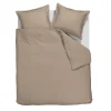 Ambiante Satin Uni dekbedovertrek - 200x200/220 - Taupe