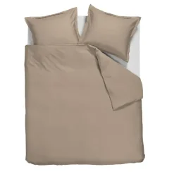 Ambiante Satin Uni dekbedovertrek - 200x200/220 - Taupe