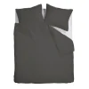 Ambiante Satin Uni dekbedovertrek - 240x200/220 - Donker Grijs