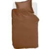 Ambiante Satin Uni dekbedovertrek - 140x200/220 - Bruin