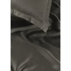 Ambiante Satin Uni dekbedovertrek - 200x200/220 - Donker Grijs