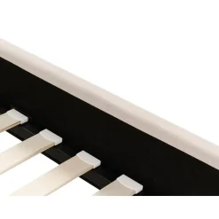 AMBILLOU - Bed - Lichtbeige - 160 x 200 cm - Polyester