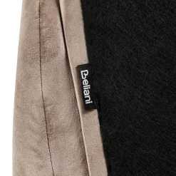 AMBILLOU - Bed - Taupe - 120 x 200 cm - Fluweel