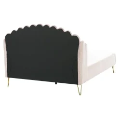 AMBILLOU - Tweepersoonsbed - Goud - 140 x 200 cm - Fluweel