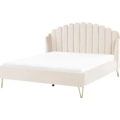 AMBILLOU - Tweepersoonsbed - Goud - 180 x 200 cm - Fluweel