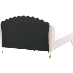 AMBILLOU - Tweepersoonsbed - Goud - 180 x 200 cm - Fluweel