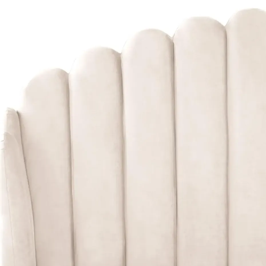 AMBILLOU - Tweepersoonsbed - Goud - 180 x 200 cm - Fluweel