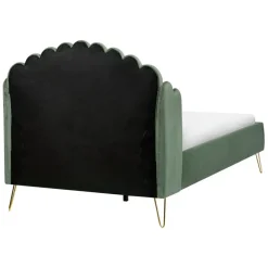 AMBILLOU - Tweepersoonsbed - Groen - 120 x 200 cm - Fluweel