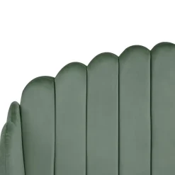 AMBILLOU - Tweepersoonsbed - Groen - 120 x 200 cm - Fluweel