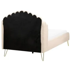 AMBILLOU - Tweepersoonsbed - Beige - 120 x 200 cm - Bouclé