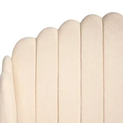 AMBILLOU - Tweepersoonsbed - Beige - 120 x 200 cm - Bouclé