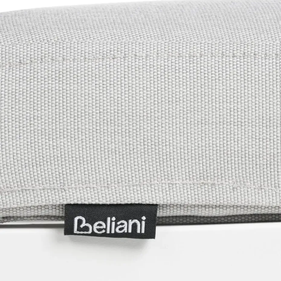 AMELIA - Ligstoel - Grijs - Textiel