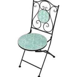 ANAPO - Set van 2 tuinstoelen - Zwart - IJzer