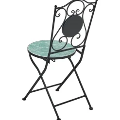 ANAPO - Set van 2 tuinstoelen - Zwart - IJzer